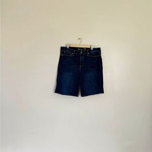 SALE!  Seven7 Dark Denim Sunset Bermuda Shorts Size 16 EUC